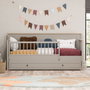 Hanah Home Barandilla de Seguridad para Cama Gris y Roble